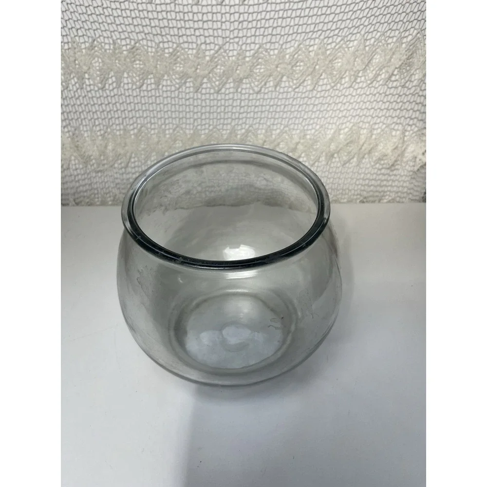 1‎ Gallon Footed Fish Bowl Super Thick Glass Multi Purpose Easy Cleanup Durable